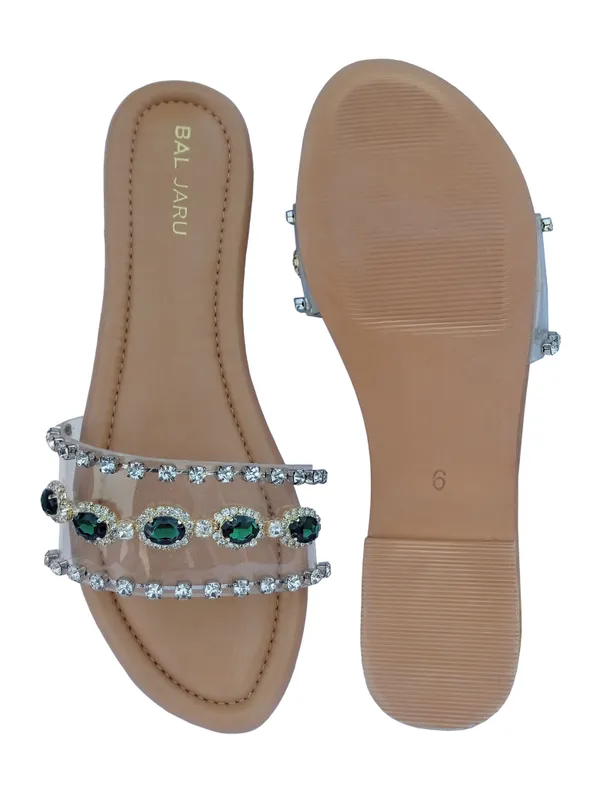 Beige_Flat_Mules_With_Embellishments_For_Women