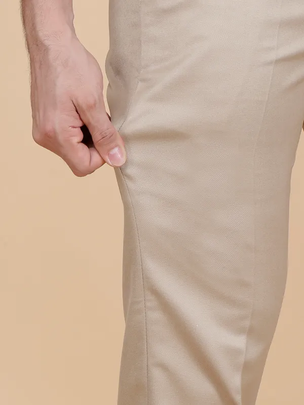 Beige_Premium_&_Elegant_Stretchable_Formal_Trouser_For_Men