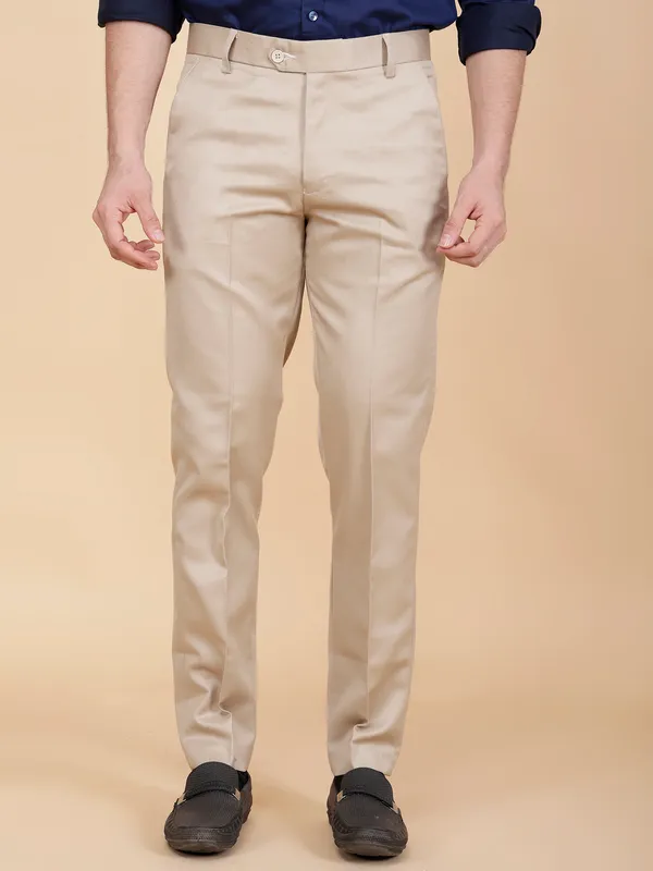 Beige_Premium_&_Elegant_Stretchable_Formal_Trouser_For_Men