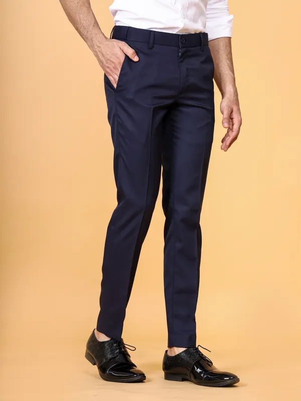 Navy_Blue_Premium_&_Elegant_Stretchable_Formal_Trouser_For_Men