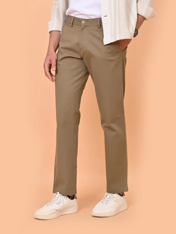 Khaki_Cotton_Premium_&_Elegant_Stretchable_Chino_Trouser_For_Men