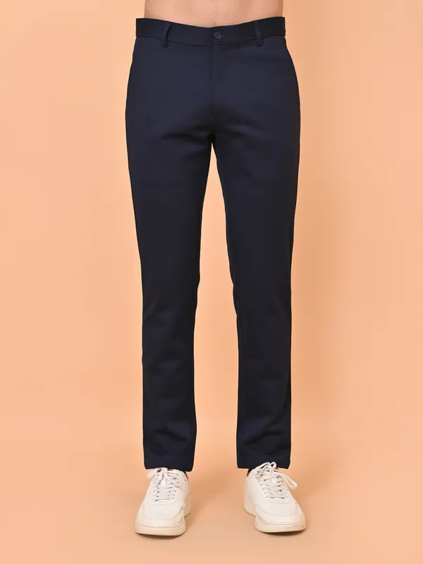 Navy_Blue_Premium_&_Elegant_4_Way_Stretch_Casual_Trouser_For_Men
