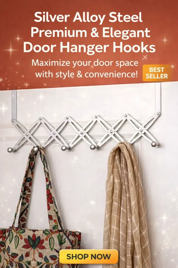 Black_Stainless_Steel_Gas_Burner_Stand_&_Silver_Alloy_Steel_Premium_Door_Hanger_Hooks_For_Adults
