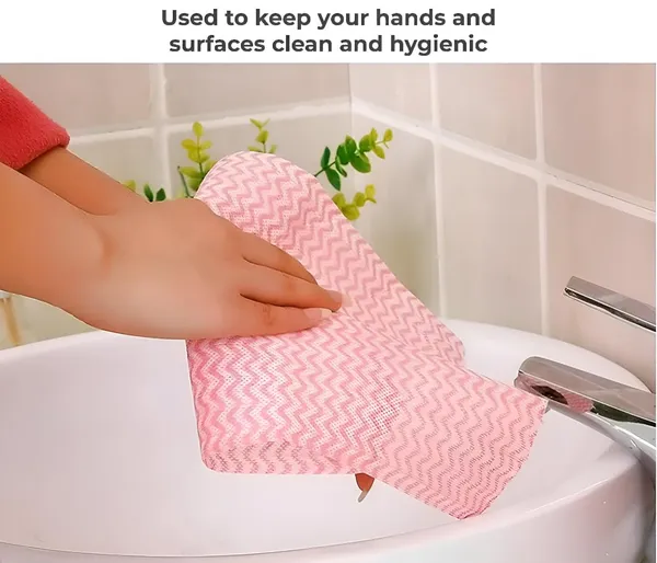 Reusable_Cleaning_Wipe,_Household_&Kitchen_Towels,Disposable_Cleaning_Cloth,_Dish_Cloth_Dish_Towels_Dish_Rags_Reusable_Kitchen_Paper_Towels,_Wash_Towels,_1_Rolls_of_Approx_80_Sheets
