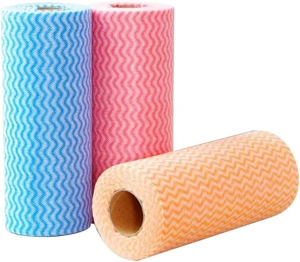 Pack_of_2_Kitchen_Towel_Roll_Reusable_Non_Woven_Eco_Friendly_((pack_of_2_pis))_Wipes_Roll_280_Pulls_multicolor_Kitchen_Cloth,_Food_Safe_Lint-free_and_Residue-Free_Washable_and_Reusable_roll,_wizard_india