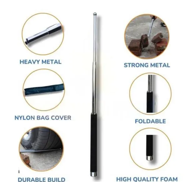 Stainless_Steel_Self-Defense__Foldable_Pointer_&_Safety_Hiking_Stick_|_Compact,_Extendable_Wand_with_Comfortable_Grip_&_Nylon_Bag_|_Ideal_for_Car,_Office,_Indoor_&_Outdoor_Use