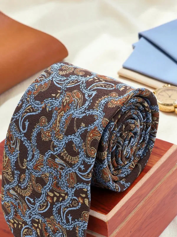 Aurelius_Paisley_Chocolate_Brown_And_Powder_Blue_Micro_Silk_Jacquard_9_Cm_Tie_Set_With_Pocket_Square_And_Wooden_Gift_Box