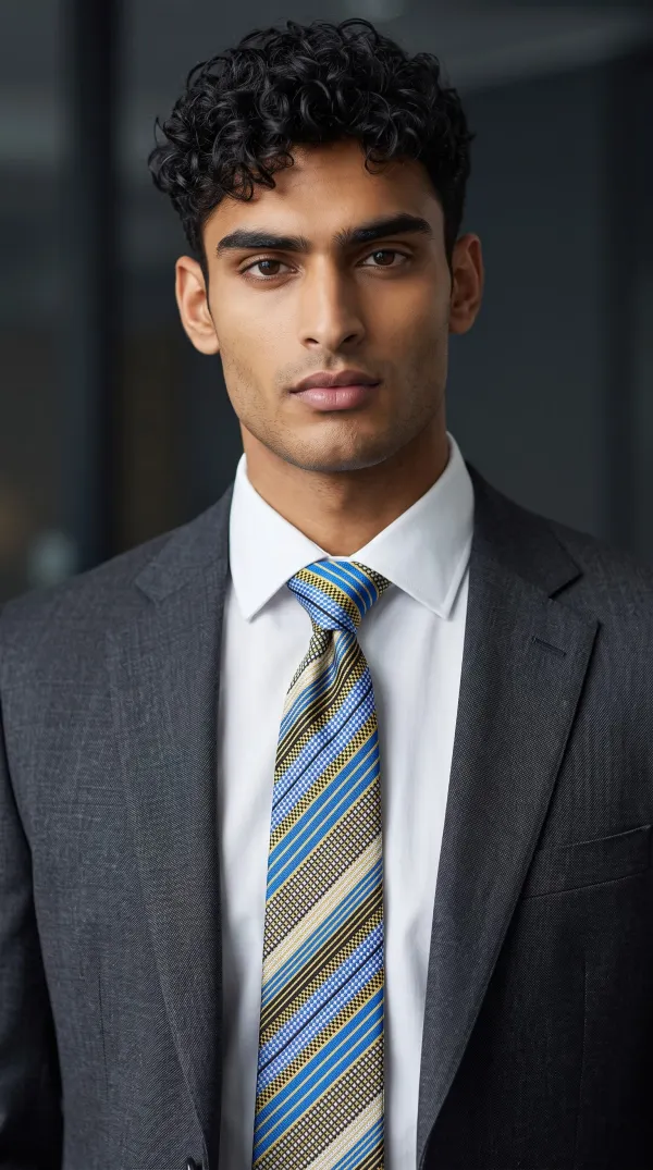 Regent_Stripe_Cobalt_Blue_Yellow_And_Black_Micro_Silk_Jacquard_9_Cm_Tie_Set_With_Pocket_Square_And_Wooden_Gift_Box