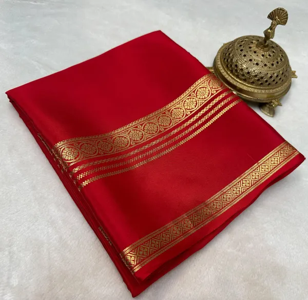 REd_Women�s_Semi_Mysore_Silk_Traditional_Saree_�_Festive_&_Wedding_Wear