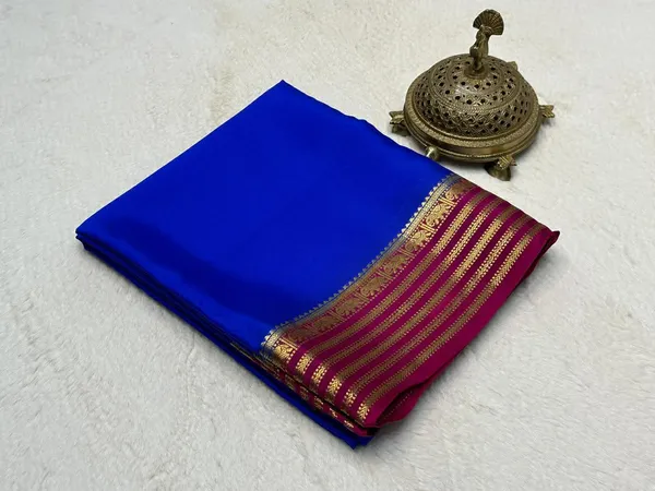 Blue_Women�s_Semi_Mysore_Silk_Traditional_Saree_�_Festive_&_Wedding_Wear