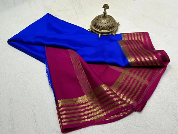 Blue_Women�s_Semi_Mysore_Silk_Traditional_Saree_�_Festive_&_Wedding_Wear
