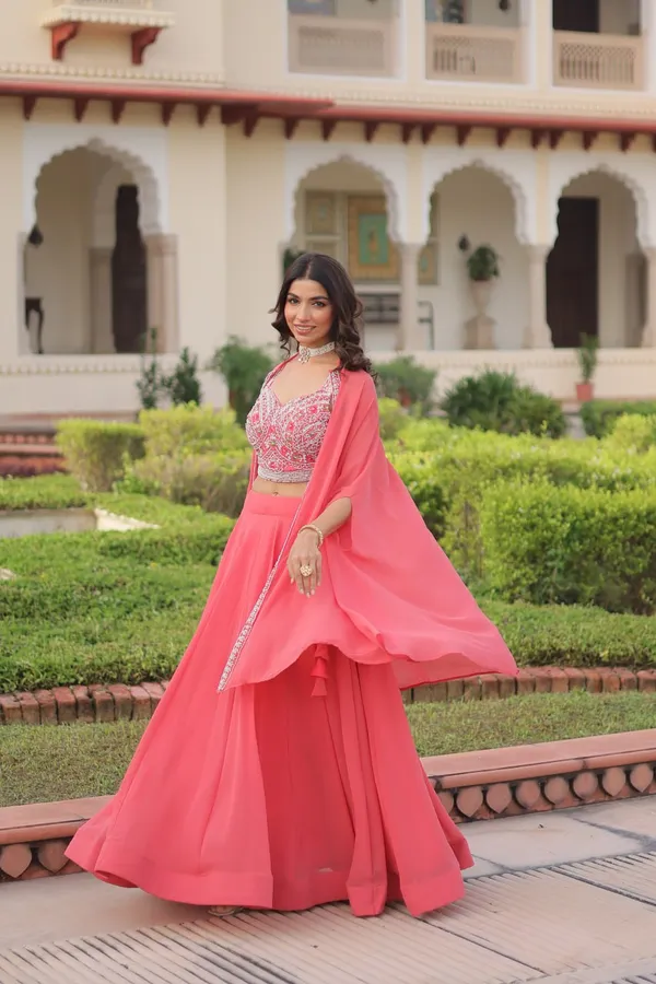 Handcrafted_Moti_Work_Embellished_Lehenga_Choli_Set