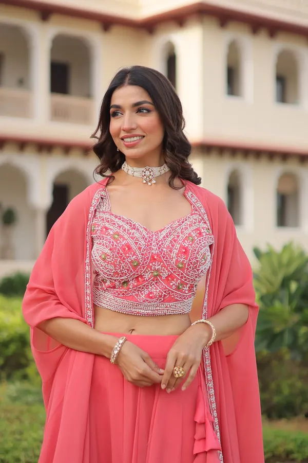 Handcrafted_Moti_Work_Embellished_Lehenga_Choli_Set