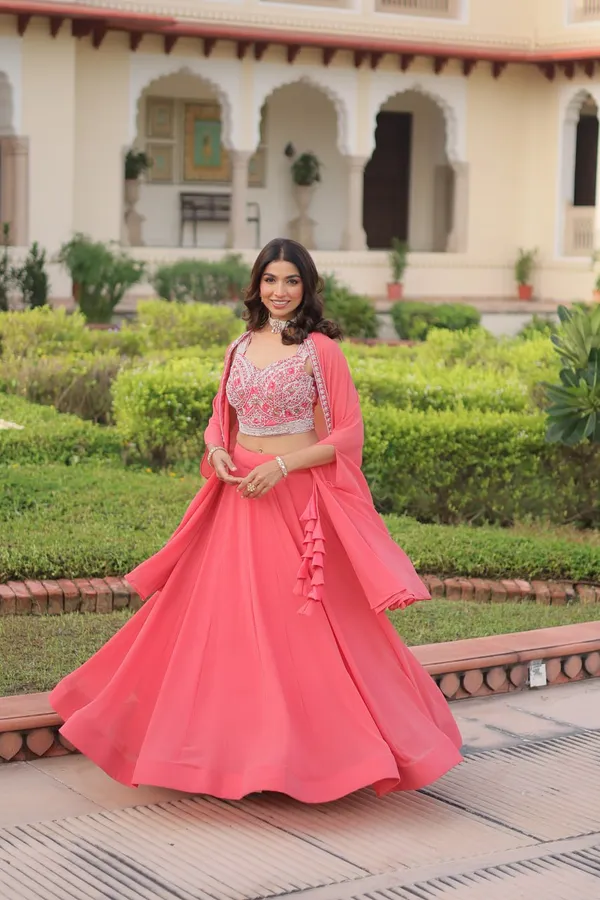 Handcrafted_Moti_Work_Embellished_Lehenga_Choli_Set