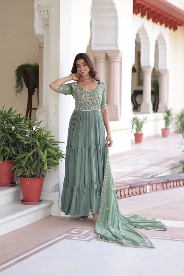 Mint_Meenakari_Embroidered_Tiered_Gown