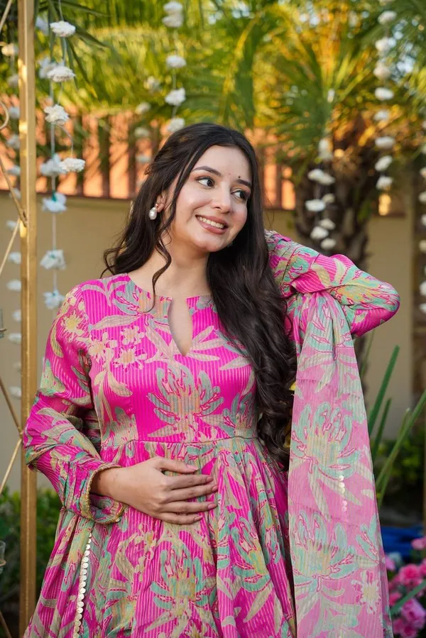 Pink_Floral_Printed_Peplum_Kurta_with_Sharara_&_Dupatta_Set_–_Festive_Ethnic_Wear_for_Women