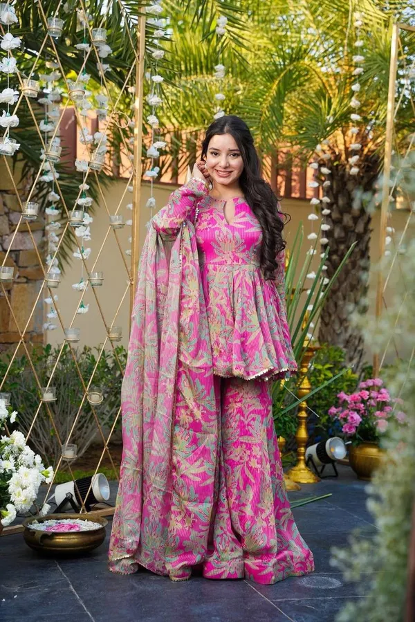 Pink_Floral_Printed_Peplum_Kurta_with_Sharara_&_Dupatta_Set_–_Festive_Ethnic_Wear_for_Women