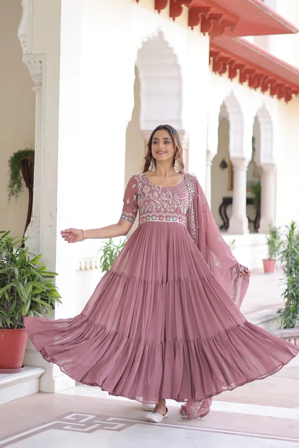 Dusty_Mauve_Mirror-Work_Anarkali_with_Dupatta