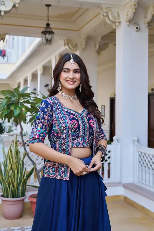 Rajkanika_Midnight_Blue_Heritage_Embroidered_Lehenga_Choli_Set_with_Jacket