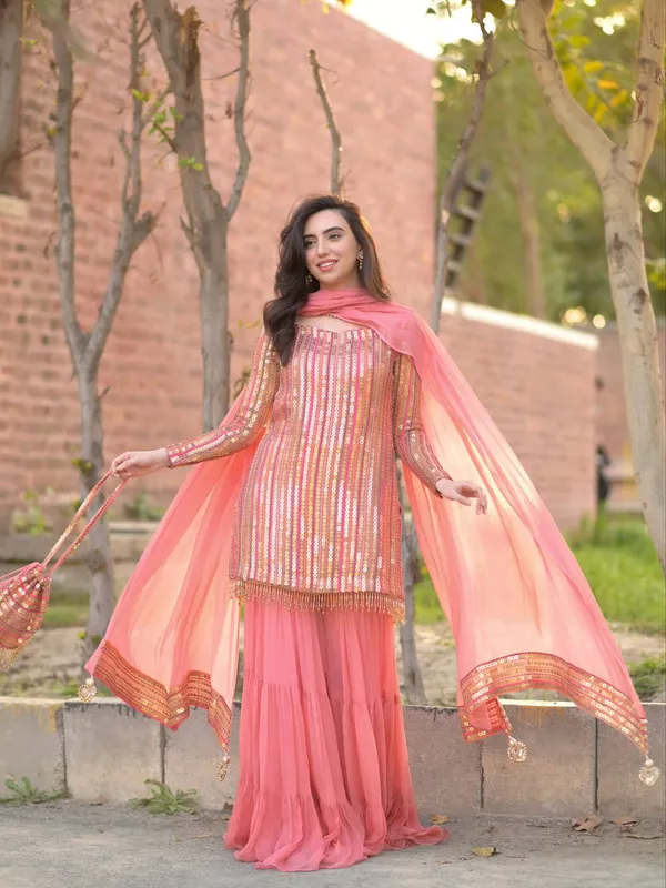 Rajkanika_Peach_Pink_Sequins_Embroidered_Kurta_Sharara_Set_with_Dupatta