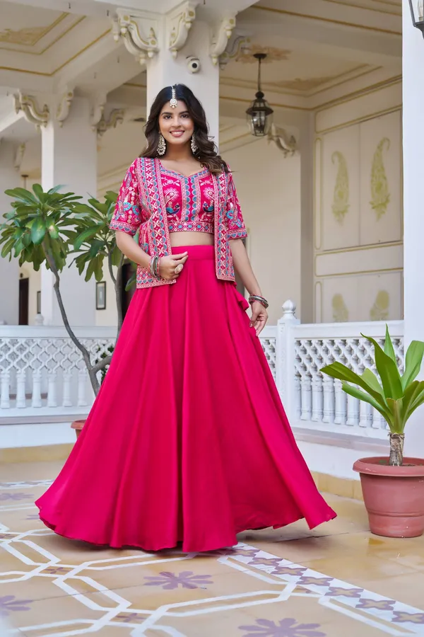 Rajkanika_Rani_Pink_Heritage_Embroidered_Lehenga_Choli_Set