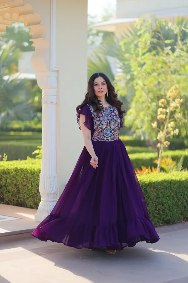 Royal_Purple_Georgette_Embroidered_Flared_Gown_For_Women_&_Girls