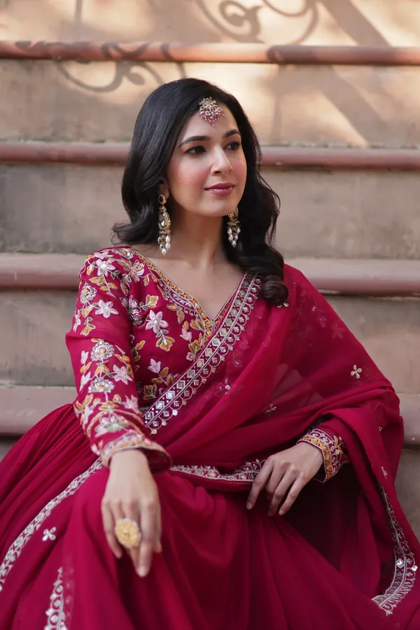 Ruby_Pink_Georgette_Embroidered_Anarkali_Set_For_Women_&_Girls