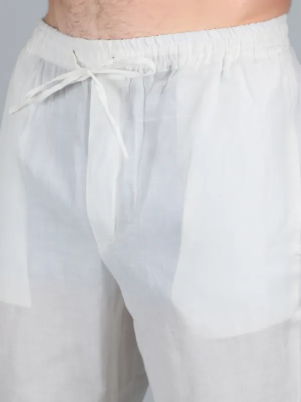 White_Pure_Linen_Hand_Embroidered_Pants_For_Men
