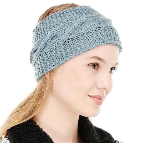 Light_Blue_Woolen_Headband_For_Women