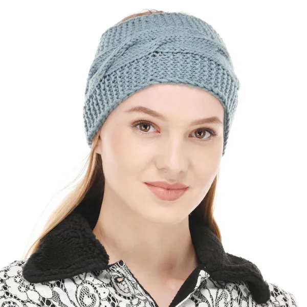 Light_Blue_Woolen_Headband_For_Women