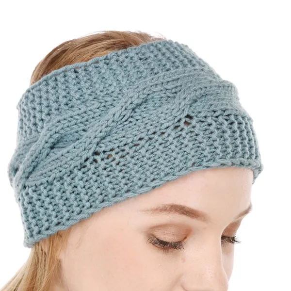 Light_Blue_Woolen_Headband_For_Women