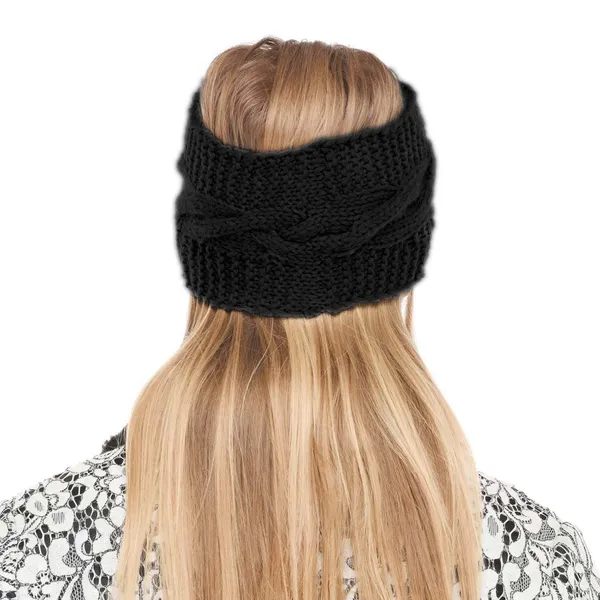 Black_Woolen_Earwarmer_For_Women