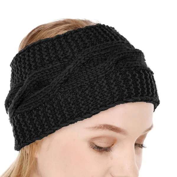 Black_Woolen_Earwarmer_For_Women