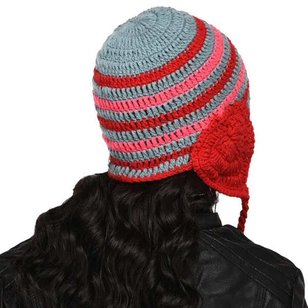 Multicolor_Woolen_Cap_For_Women