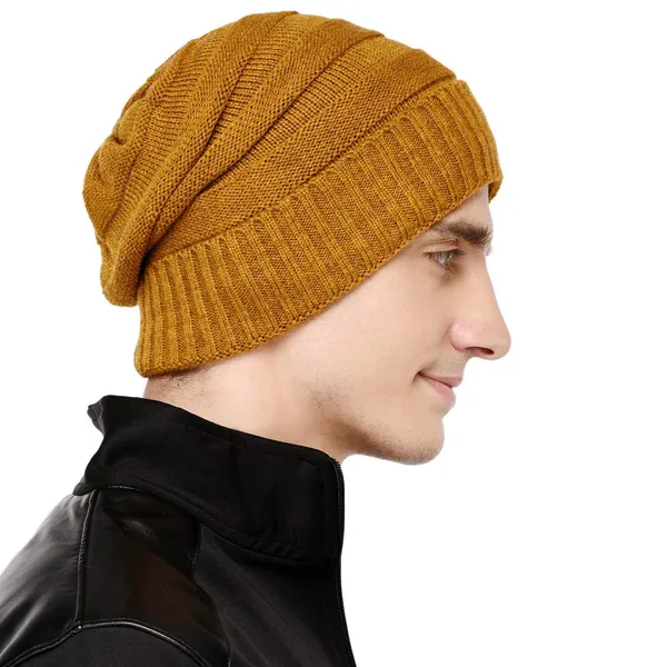 Mustard_Woolen_Cap_For_Men