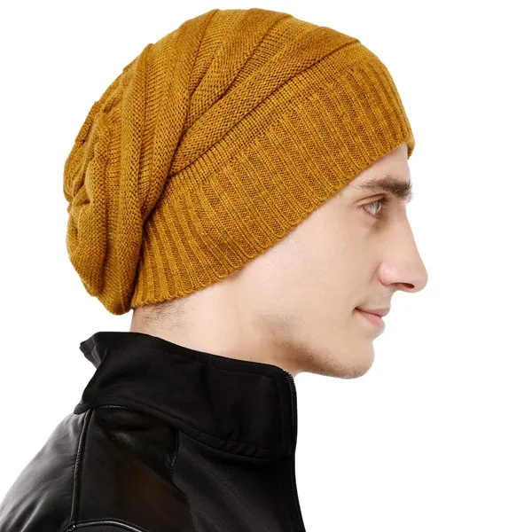 Mustard_Woolen_Cap_For_Men
