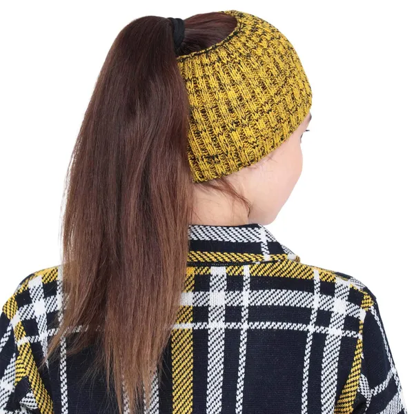 Yellow_Woolen_Earwarmer_For_Women