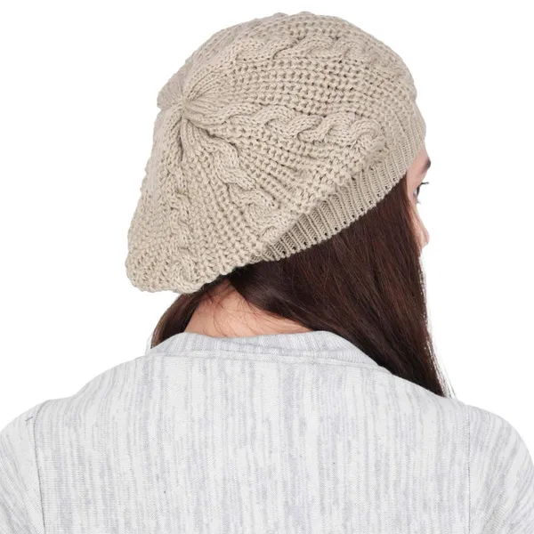 Beige_Woolen_Cap_For_Women