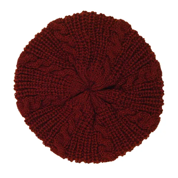 Maroon_Woolen_Cap_For_Women