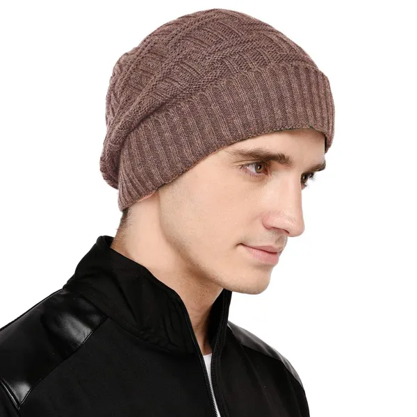 Peanut_Brown_Woolen_Cap_For_Unisex