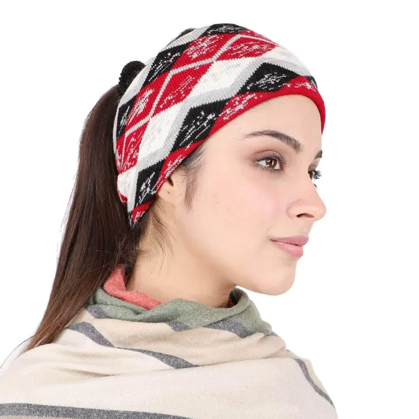 Red_&_White_Woolen_Cap_For_Unisex