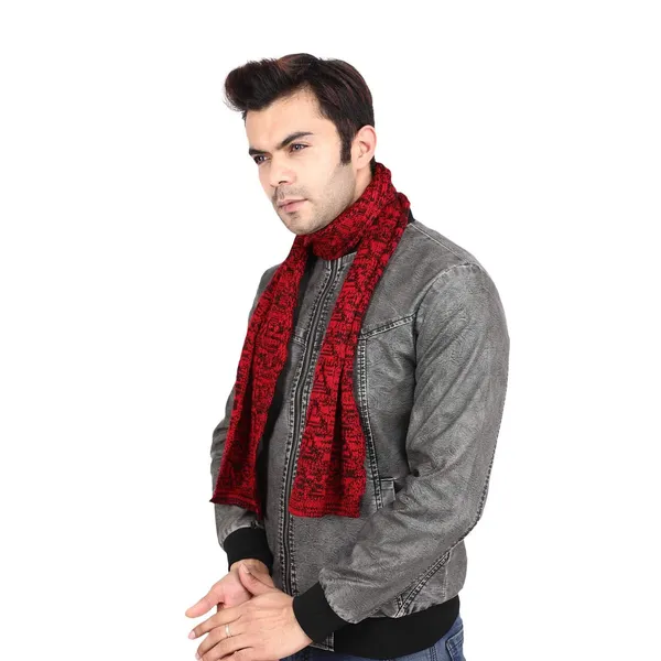 Red_Woolen_Muffler_For_Unisex