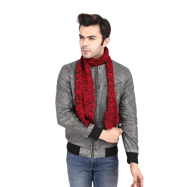 Red_Woolen_Muffler_For_Unisex