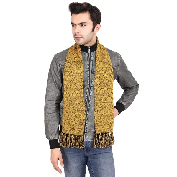 Yellow_Woolen_Muffler_For_Unisex