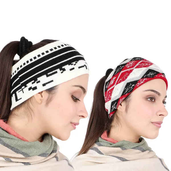 Multicolor_Woolen_Cap_For_Women_(Pack_Of_2)