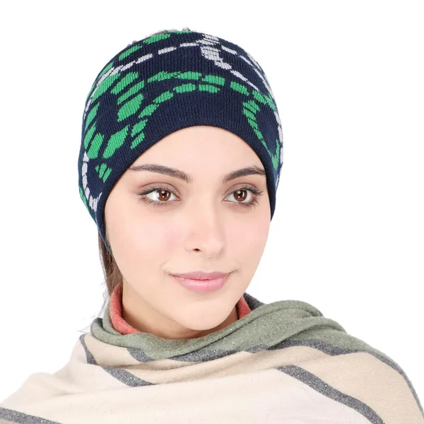 Multicolor_Woolen_Cap_For_Women_(Pack_Of_2)