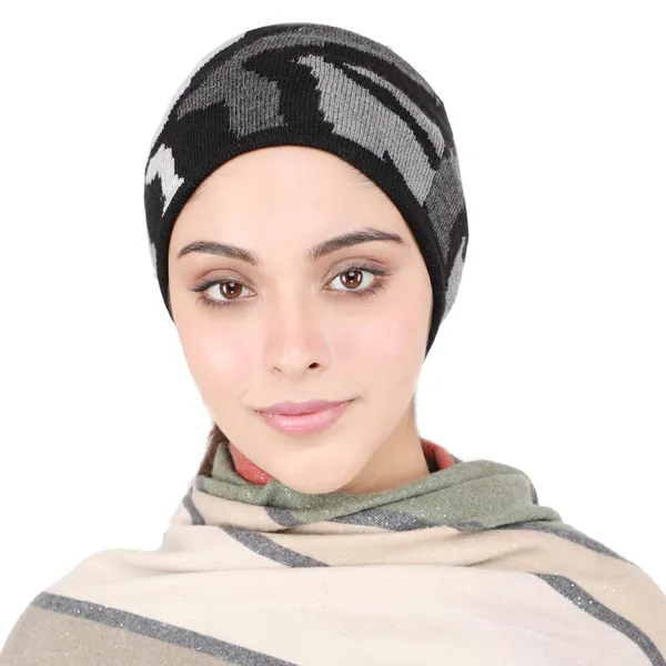 Multicolor_Woolen_Cap_For_Women_(Pack_Of_2)