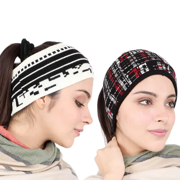 Multicolor_Woolen_Cap_For_Women_(Pack_Of_2)