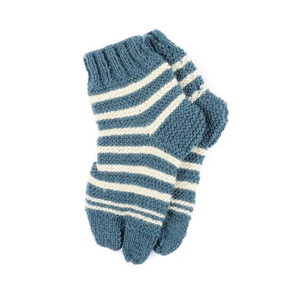 Blue_&_Yellow_Woolen_Socks_For_Women