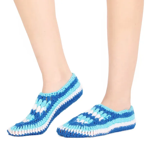 Blue_Woolen_Socks_For_Women